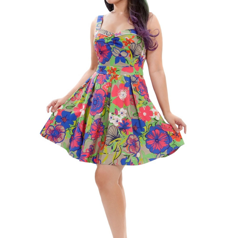 Floratina beach bash floral dress
